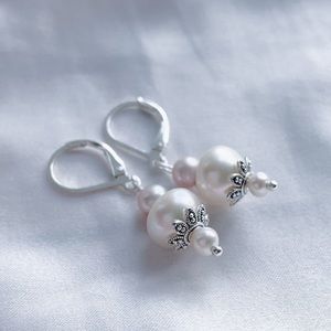 Handmade Sterling Silver Cultured Pearl Earrings